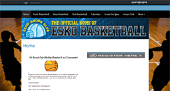 Desktop Screenshot of eskohoops.org